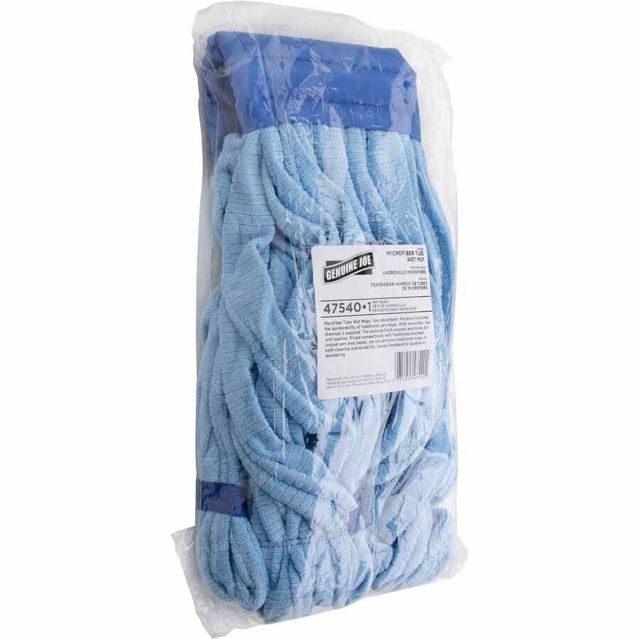 Genuine Joe Microfiber Wet Mophead Refill - Right