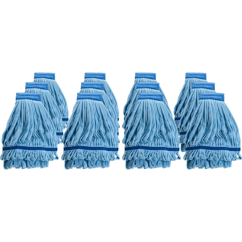 Genuine Joe Microfiber Wet Mophead Refill: Large Launderable & Durable - Mops Refills