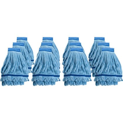Genuine Joe Microfiber Wet Mophead Refill: Small Absorbent & Durable - Mops Refills