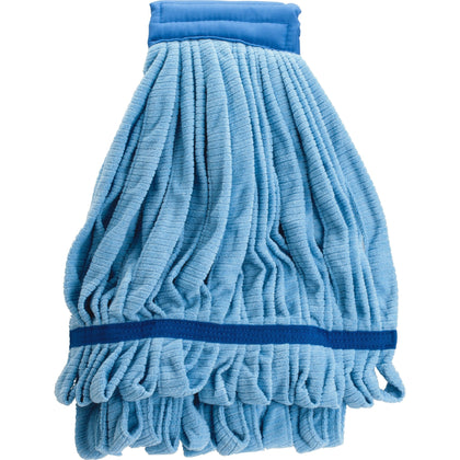 Genuine Joe Microfiber Wet Mophead Refill - Small Launderable Blue - Mops & Refills