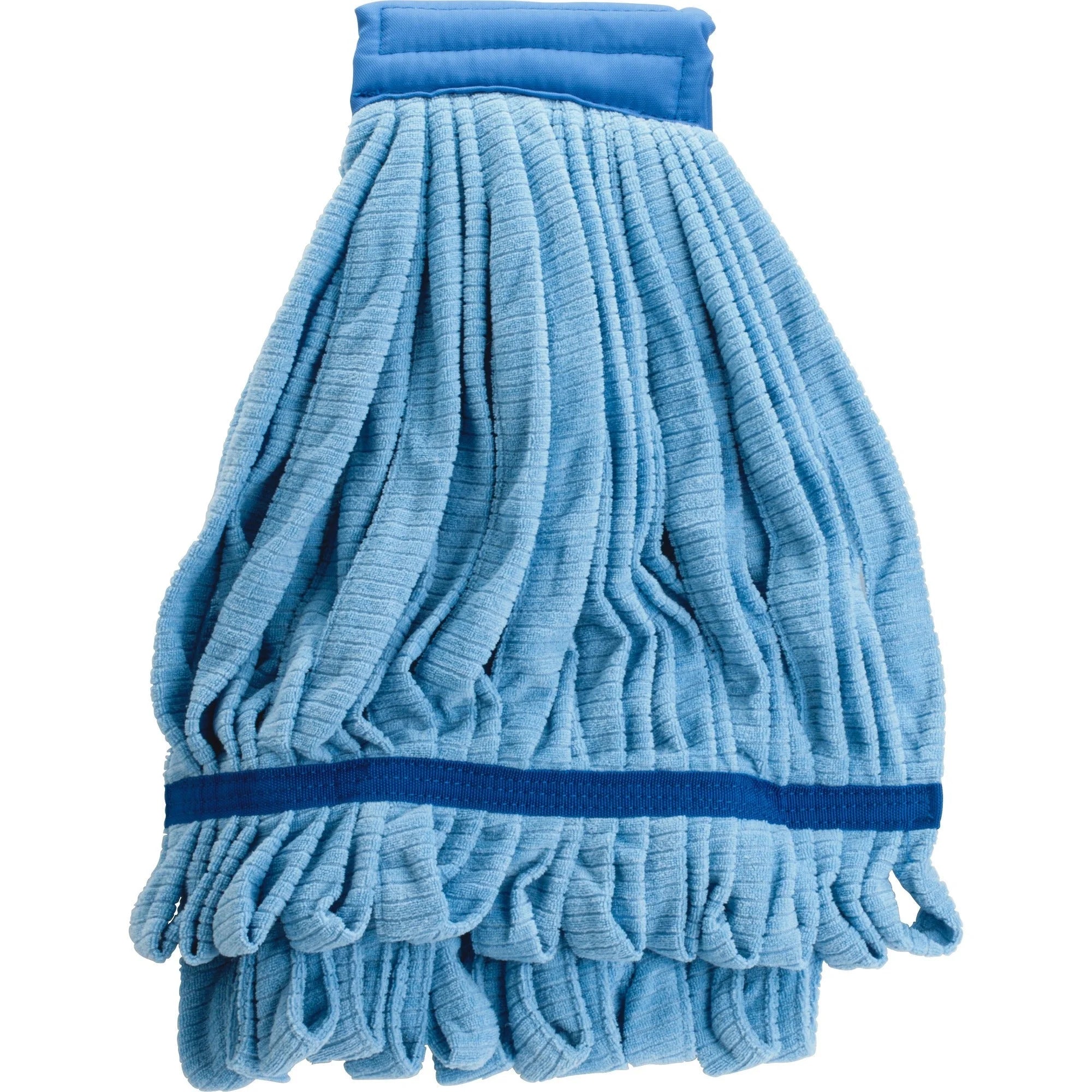 Genuine Joe Microfiber Wet Mophead Refill - Small Launderable Blue - Mops & Refills