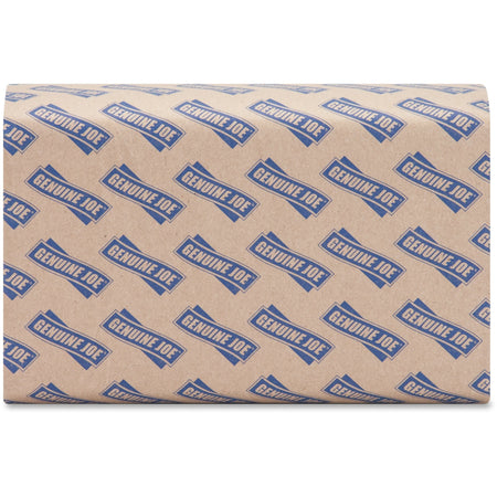 Genuine Joe Multifold Natural Towels - 1 Ply - 9.25’’ Width x 9.40’’ Length - Paper - 250 / Pack - 16 / Carton