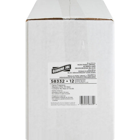 Genuine Joe Non-para Spice Scent Urinal Screen - Left