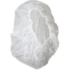 Genuine Joe Nonwoven Bouffant Cap: Hospital & Lab Recommended - Large 21’’ - Contaminant Protection - White - 100/Pack
