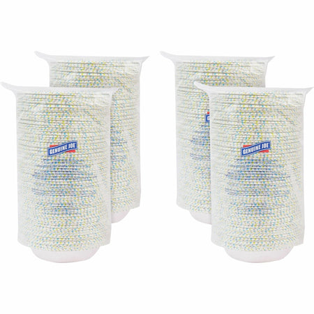 Genuine Joe 12 oz Paper Bowls - Disposable - Multi - 125/Pack - 4 / Carton