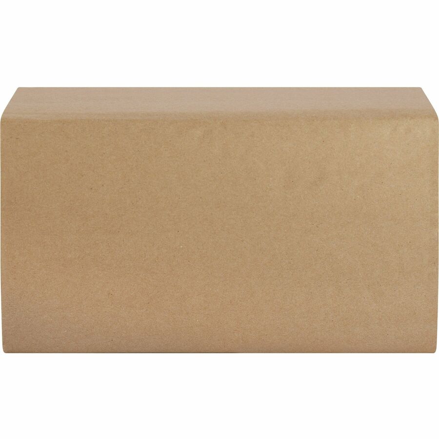 Genuine Joe Paper Towel Single fold 250 sheets Natural - 1 Ply - 10.25’’ Width x 9.10’’ Length - embossed design