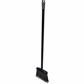 Genuine Joe Plastic Lobby Broom - 36’’ Handle Length - Blue Black - Brooms & Sweepers