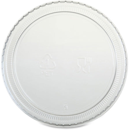 Genuine Joe Portion Cup Lid - 2.9’’ Diameter - Transparent Clear - 50/Bag - 50 / Carton - Food Storage