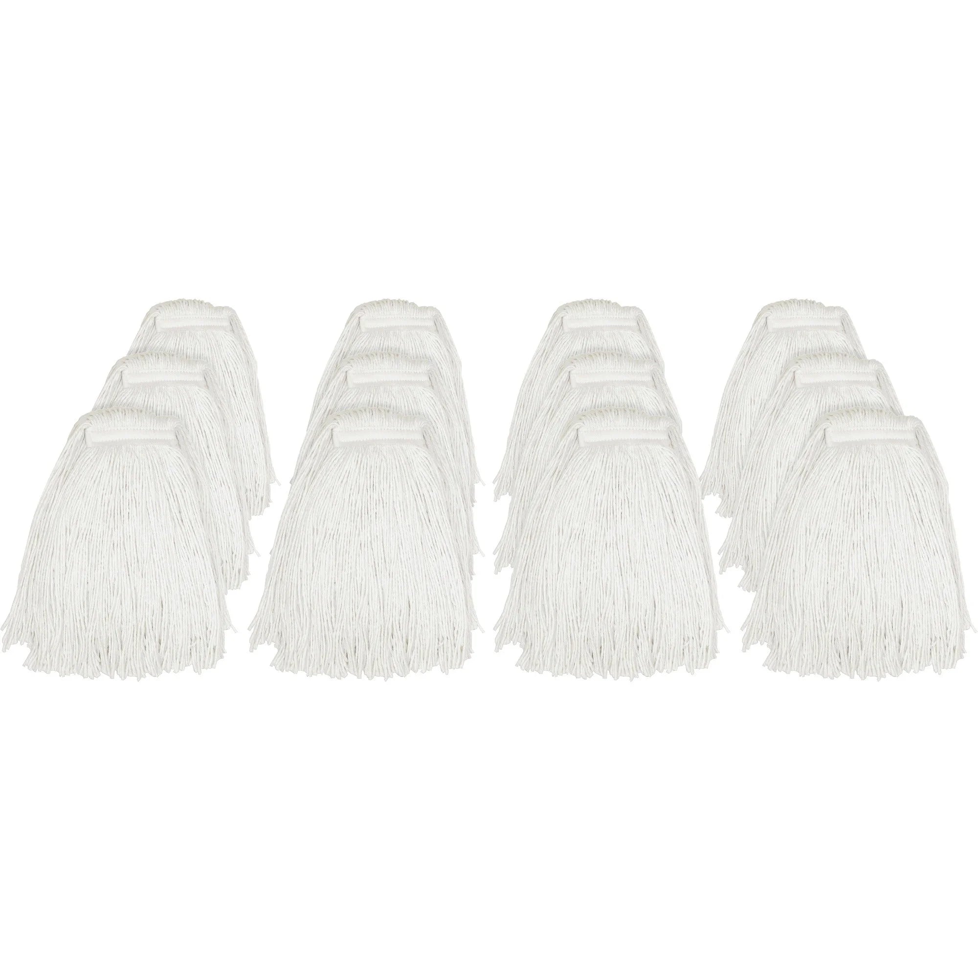 Genuine Joe Rayon Cut End Mophead - 12/ Carton - Mops & Refills