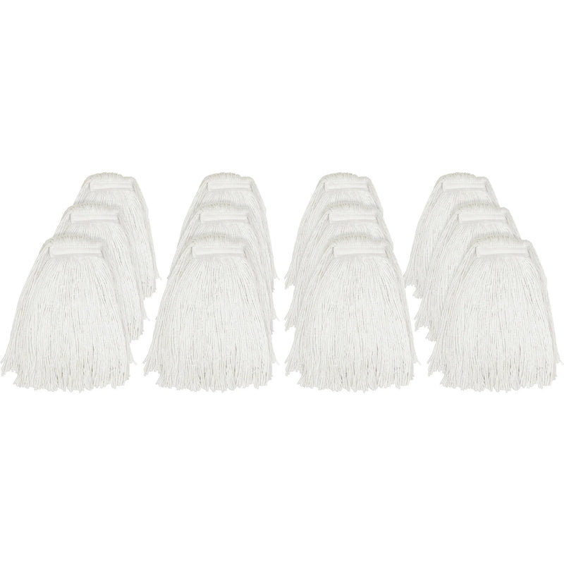 Genuine Joe Rayon Cut End Mophead - 12/ Carton - Mops & Refills