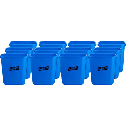Genuine Joe Recycle Wastebasket: 28.5 Quart 7.13 gal Capacity - Recycling Bins