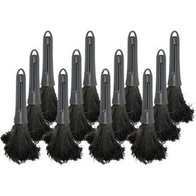 Genuine Joe Retractable Feather Duster: Plastic Handle Brown - 12/Carton - Dusters