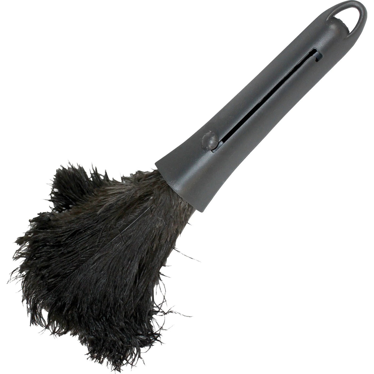 Genuine Joe Retractable Feather Duster: Plastic Handle Brown - Dusters