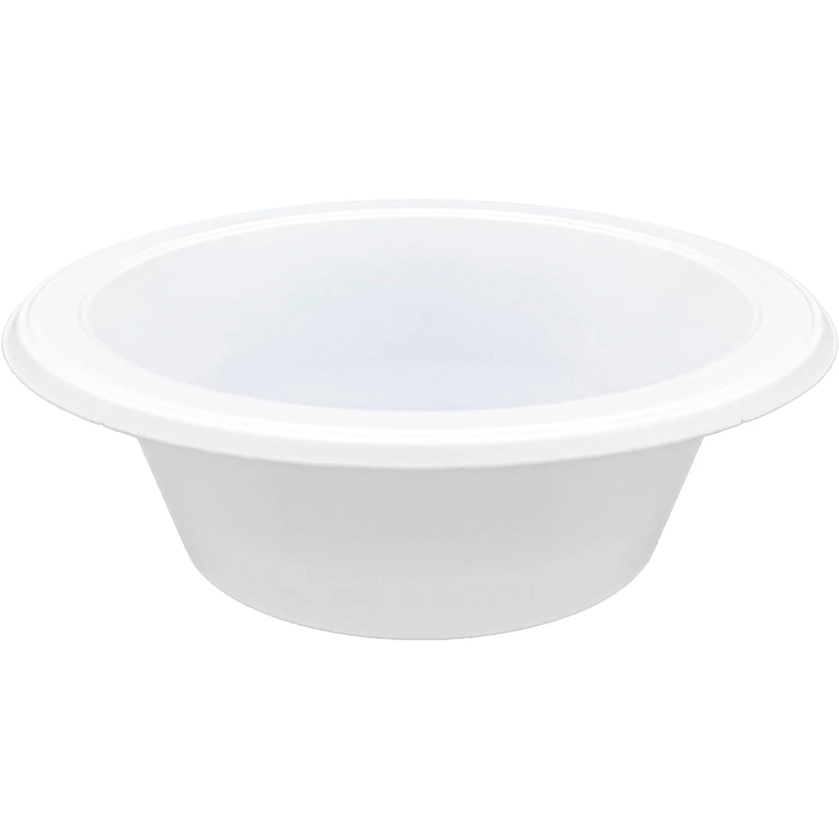 Genuine Joe Reusable Plastic Bowls - White - 125/Pack