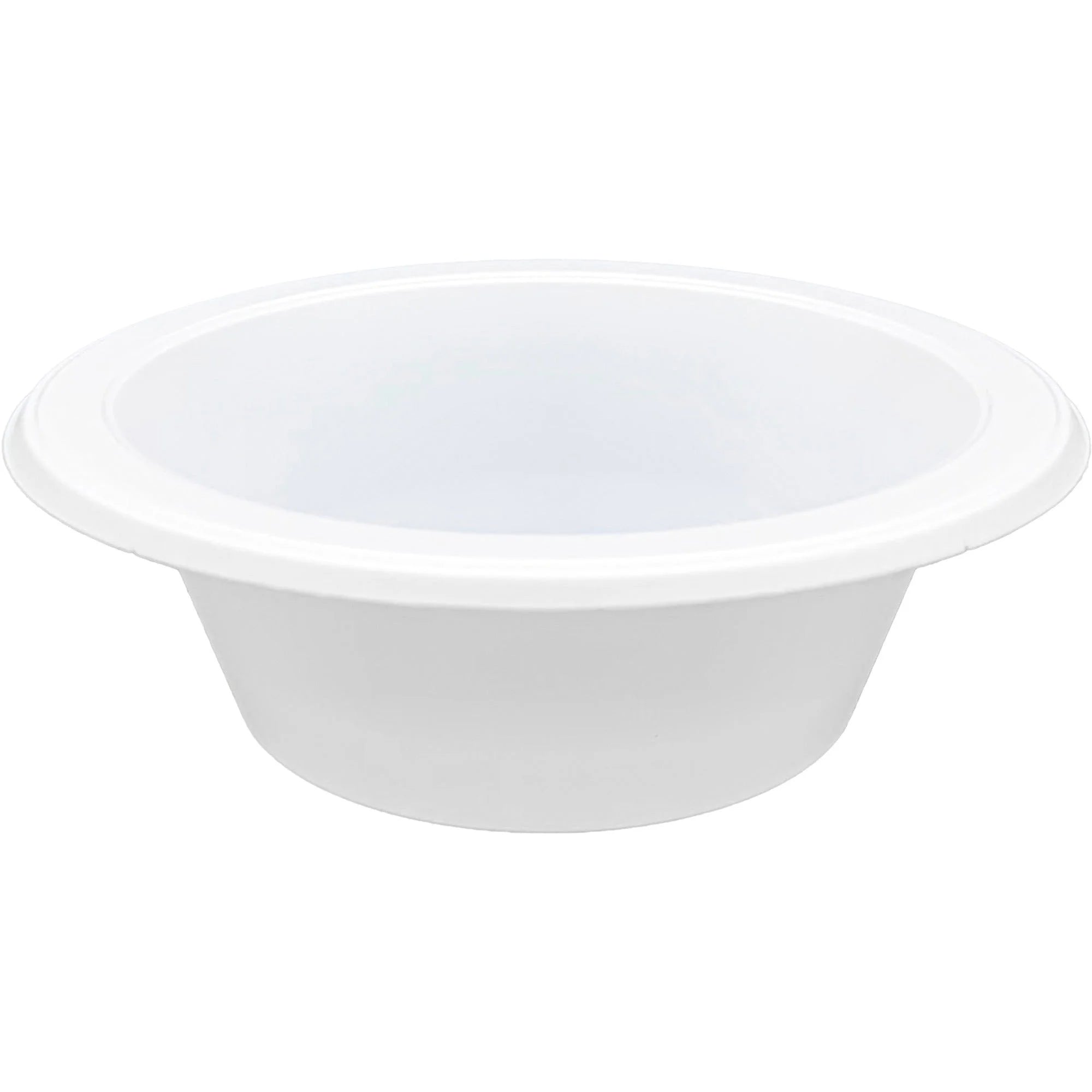 Genuine Joe Reusable Plastic Bowls - White - 125/Pack