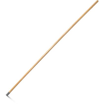 Genuine Joe Screw Mop Replacement Handle - 60’’ Natural Hardwood/Metal - Poles & Handles