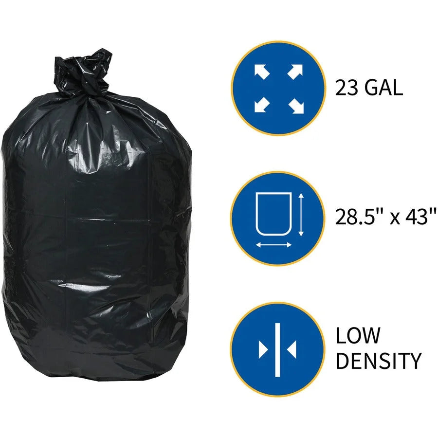 Genuine Joe Slim Jim 23-Gallon Can Liners - Medium Size - 112/Pallet - Trash Bags &