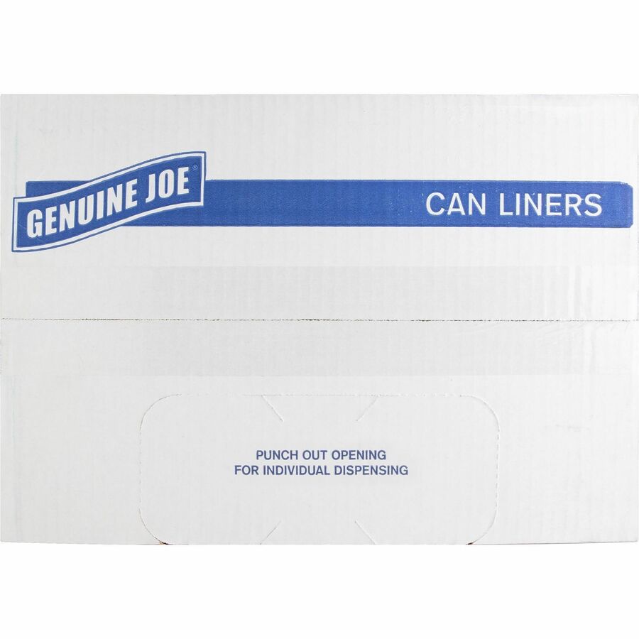 Genuine Joe Slim Jim 23-gallon Can Liners - Top