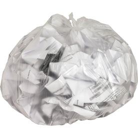 Genuine Joe Small High-Density Can Liners - 10 gal - Clear Resin - Office & Industrial - 50/Roll - Trash Bags