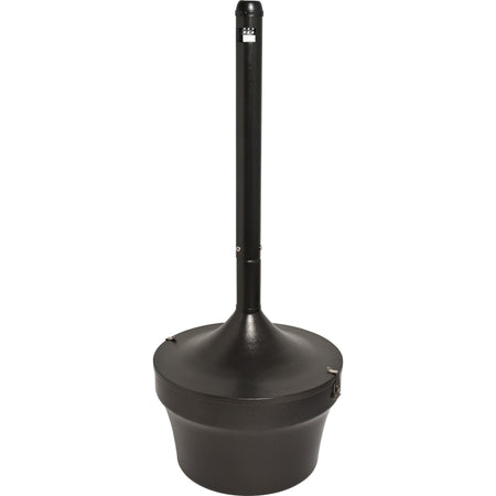 Genuine Joe Smoking Receptacle: 4.25 Gal Fire-Safe Weather Resistant - Durable Galvanized Steel - Receptacles