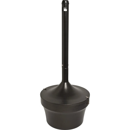 Genuine Joe Smoking Receptacle: 4.25 Gal Fire-Safe Weather Resistant - Durable Galvanized Steel - Receptacles