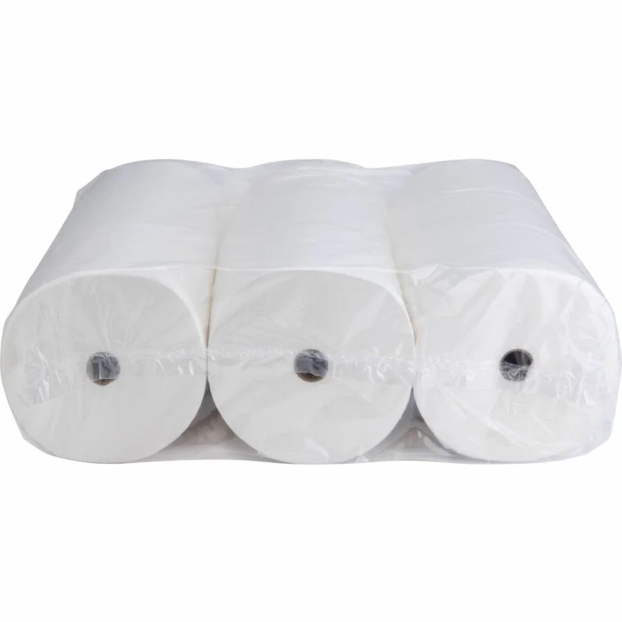 Genuine Joe Solutions Double Capacity Bath Tissue - 2 Ply - 1000 Sheets/Roll - 0.71’’ Core - White - Virgin Fiber - 36