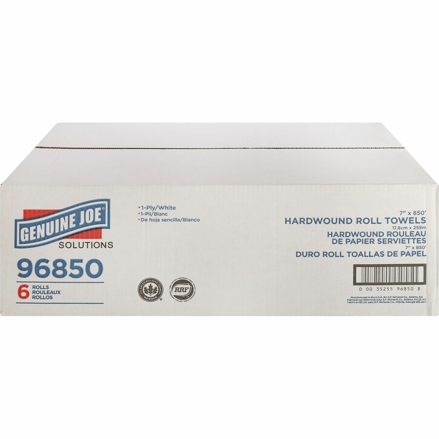 Genuine Joe Solutions Hardwound Paper Towels - Front