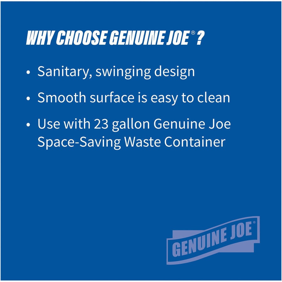 Genuine Joe Space-Saving Container Swing Lid - Alternate-Image1