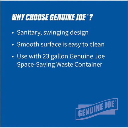 Genuine Joe Space-Saving Container Swing Lid - Alternate-Image1