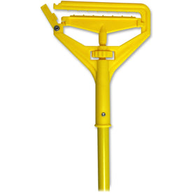 Genuine Joe Speed Change Mop Handle - Yellow - Fiberglass - 1 Each - Poles & Handles