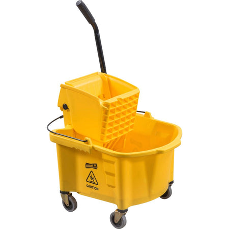Genuine Joe Splash Shield Mop Bucket/Wringer - Right