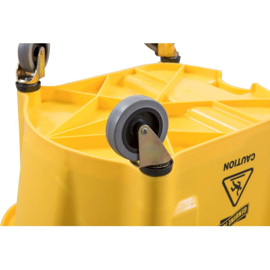 Genuine Joe Splash Shield Mop Bucket/Wringer - Bottom