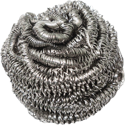 Genuine Joe Stainless Steel Scrubber - Heavy-Duty Cleaning Pads - Scrub Brushes