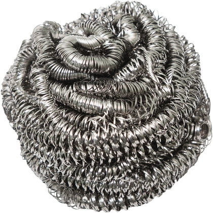 Genuine Joe Stainless Steel Scrubber - Heavy-Duty Cleaning Pads - Scrub Brushes