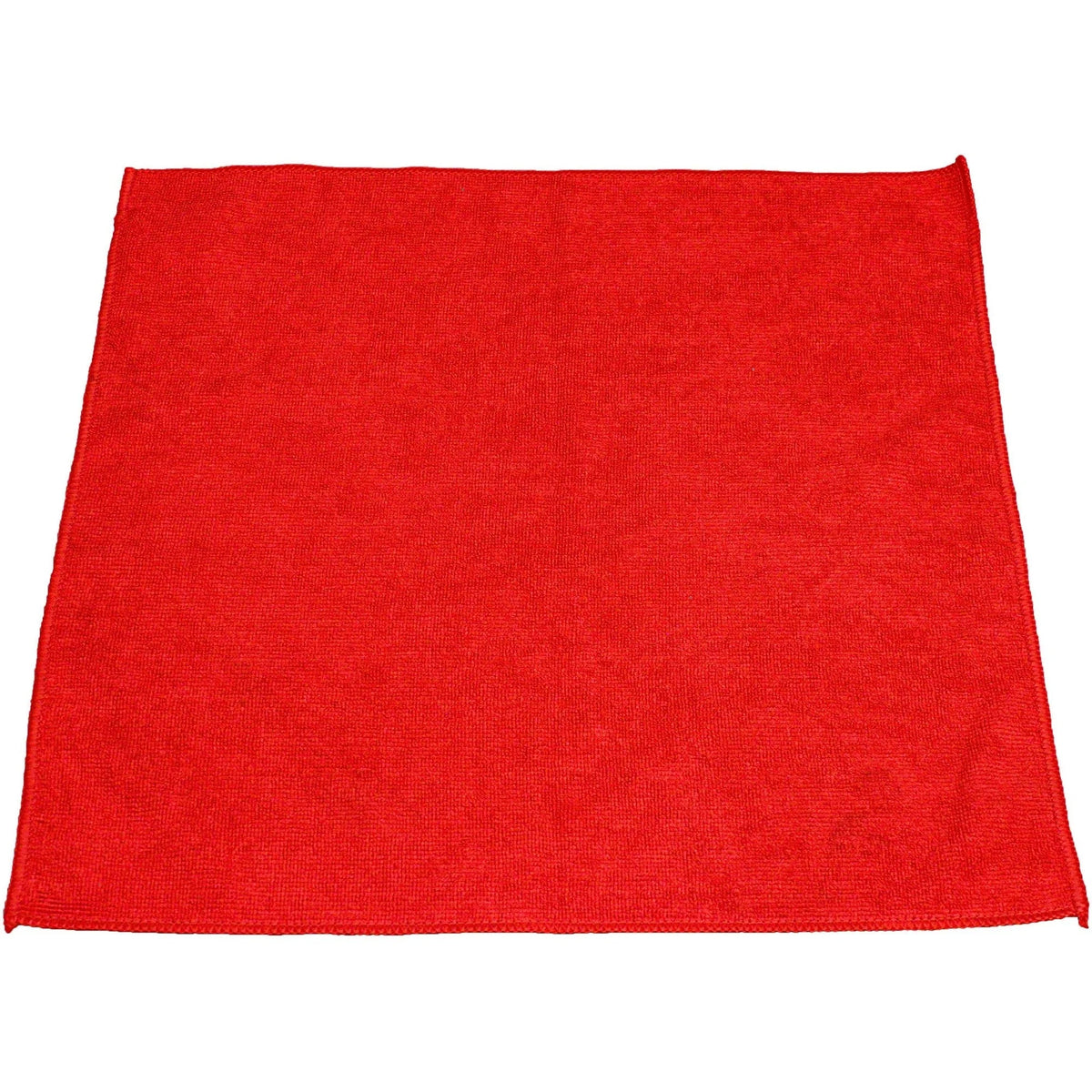 Genuine Joe Standard Terry Cloth Red 12 / Pack General Purpose MicroFiber (GJO18320) - Sponges Cleaning Pads & Wipers