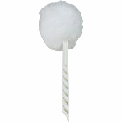 Genuine Joe Toilet Bowl Mop - 4.50’’ Height Head - 12’’ Length Plastic Handle - Durable Scrubber Strip Acid Resistant