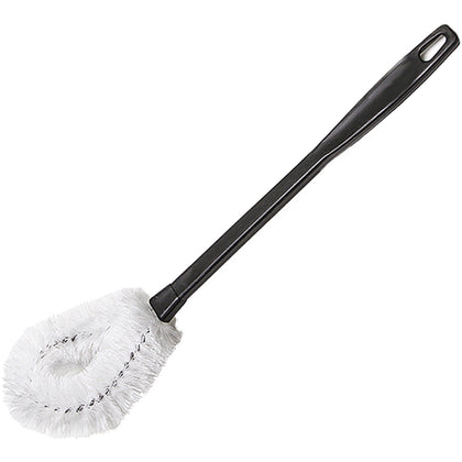 Genuine Joe Toilet Brush: Plastic Handle Natural - 1 Each - Scrub Brushes