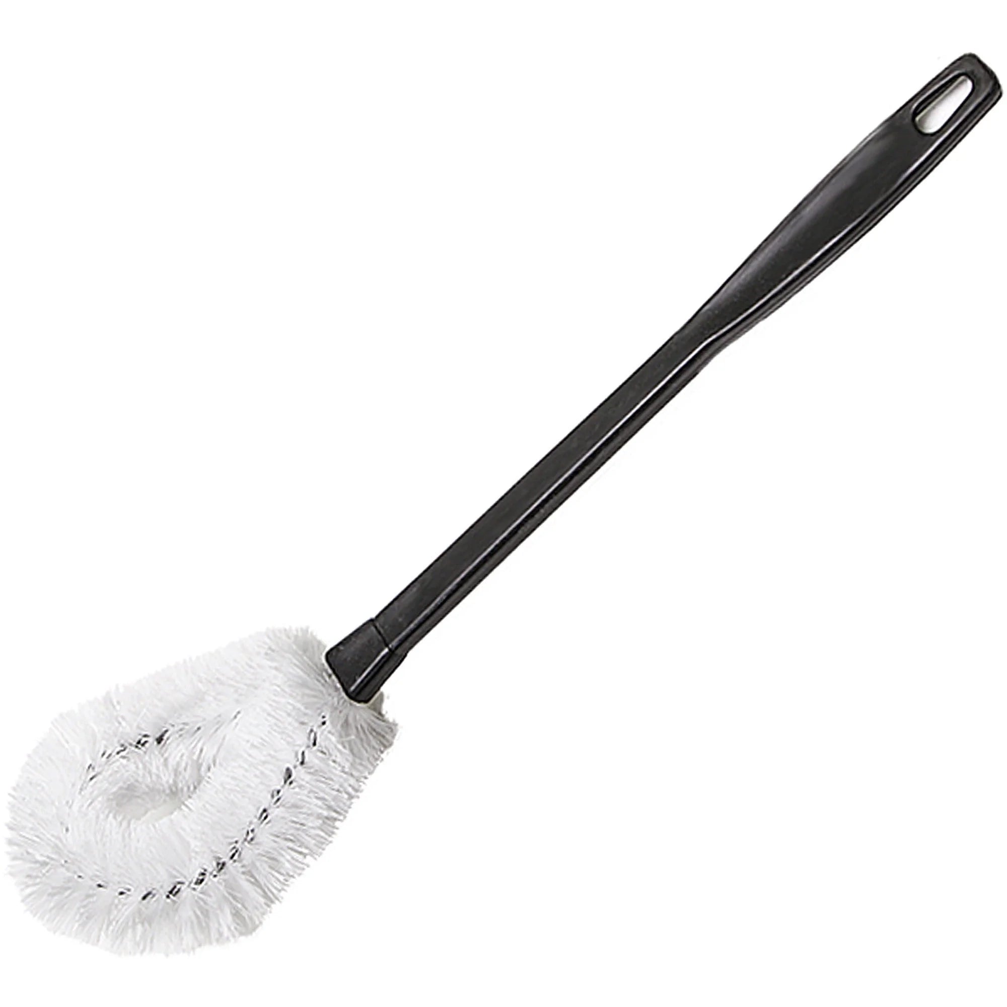 Genuine Joe Toilet Brush: Plastic Handle Natural - 1 Each - Scrub Brushes
