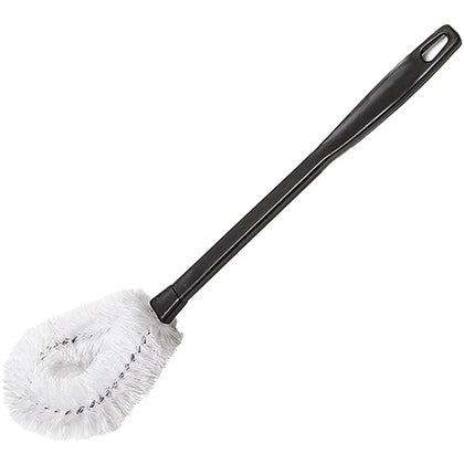 Genuine Joe Toilet Brush: Plastic Handle Natural - 1 Each - Scrub Brushes