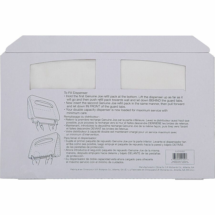 Genuine Joe Toilet Seat Covers - Rear
