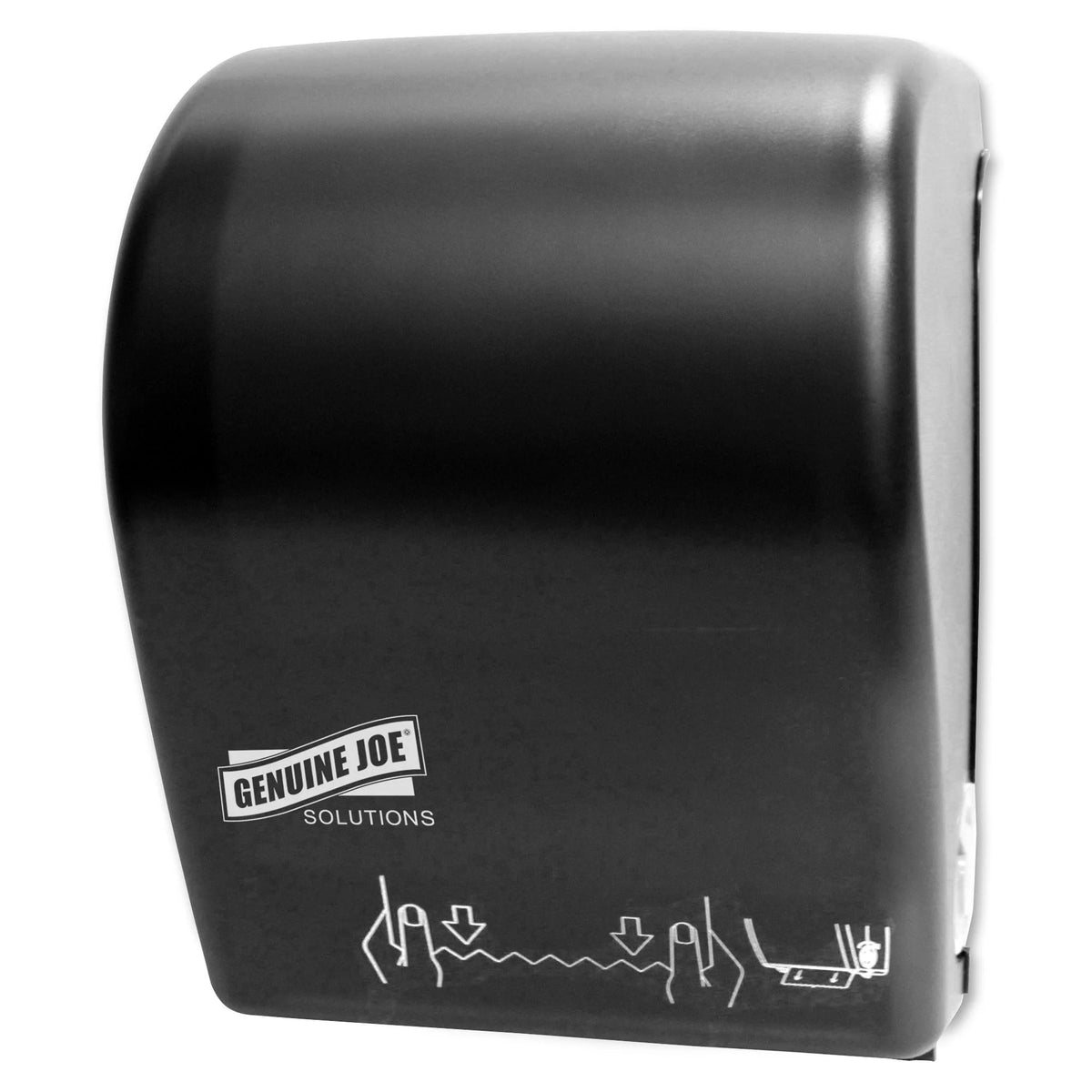 Genuine Joe Touchless Hardwound Towel Dispenser: Touch-free Anti-bacterial - Paper Dispensers