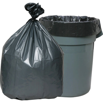 Genuine Joe Trash Can Liner: Extra Large 60 gal Capacity 56’’x39’’ 1.55 mil Thickness - Bags & Liners