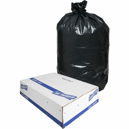 Genuine Joe Trash Can Liners: Medium 30 gal Capacity 36’’x30’’ 1.50 mil Thickness - Bags & Liners