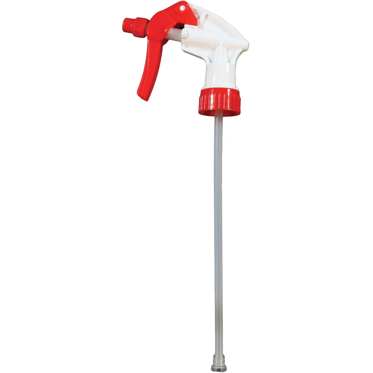 Genuine Joe Trigger Sprayer: Red & White - 24/Carton - Sprayer Dispensing Accessories