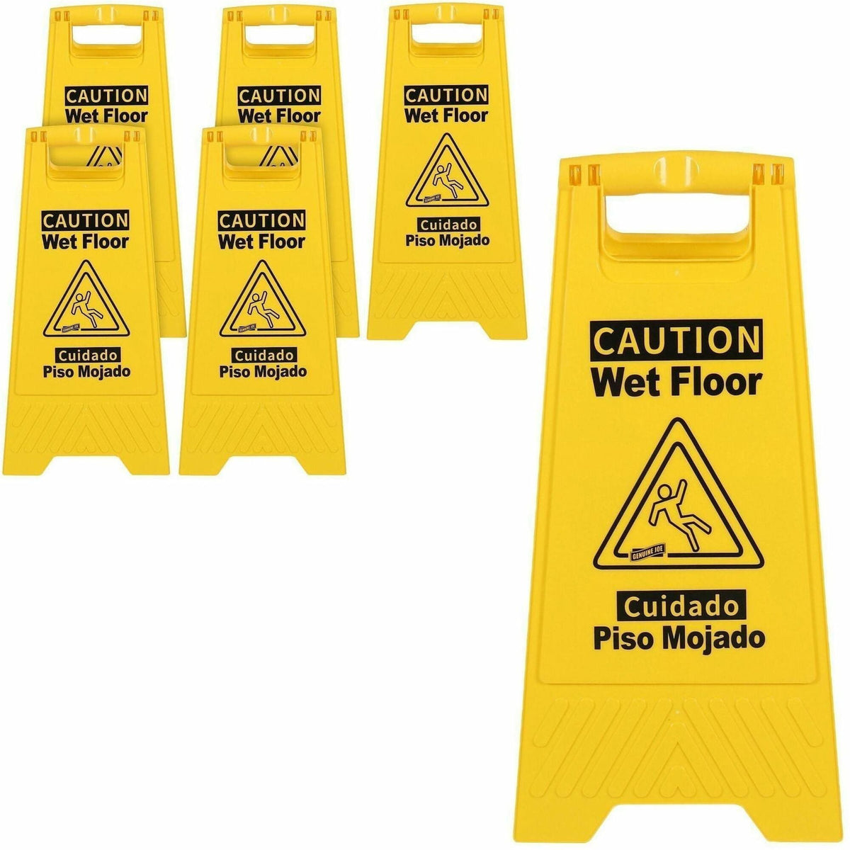 Genuine Joe Universal Graphic Wet Floor Sign - 2000