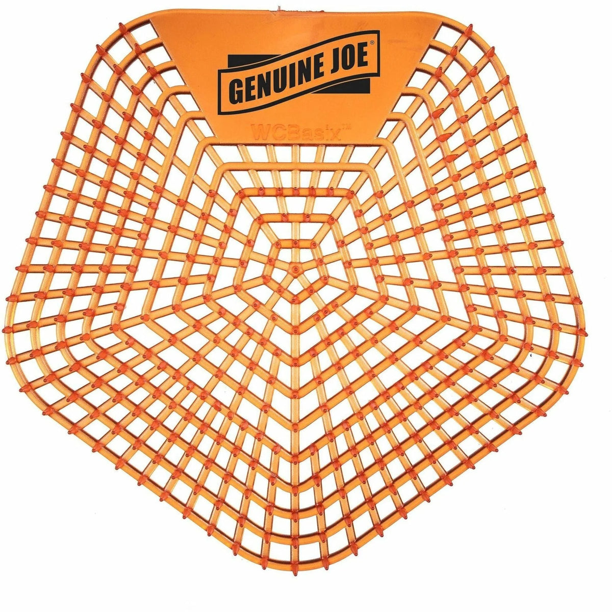 Genuine Joe Urinal Screens: 30-Day Lasting Freshness - Dual-Sided Design - 10/Carton - Screens / Mats