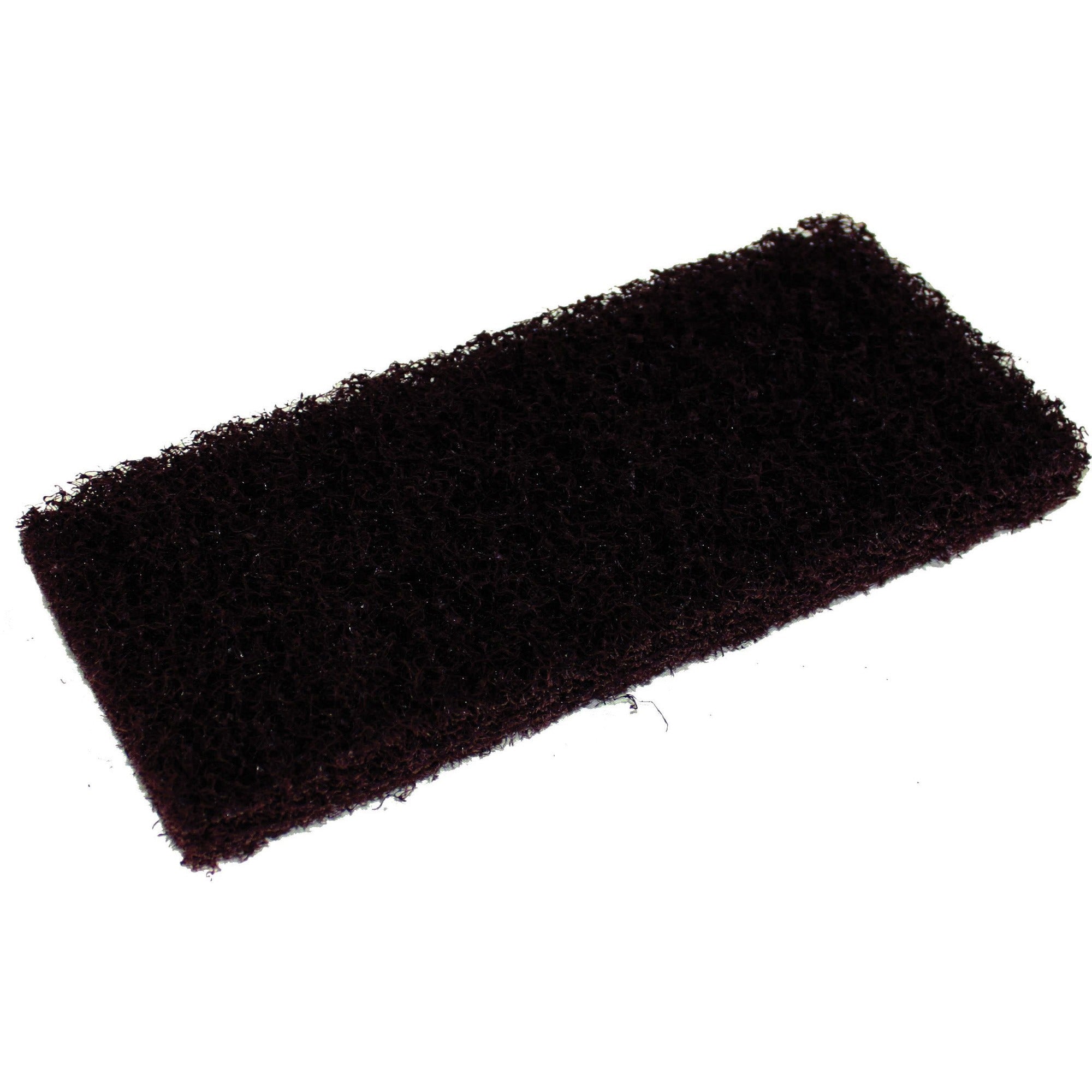 Genuine Joe Utility Stripping Pad - 4.50’’ Width10’’ Length - Floor - Dirt Remover - Brown - 1 Each - Machines &