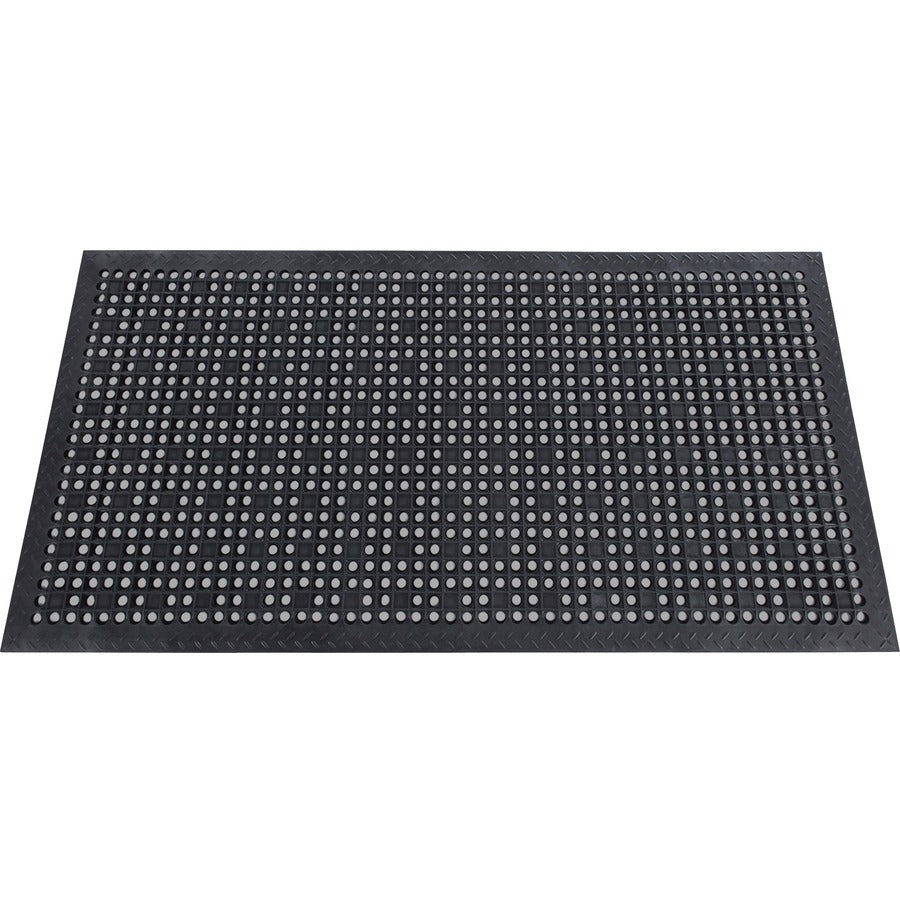 Genuine Joe Versa-Lite Anti-microbial Rubber Mat - Front