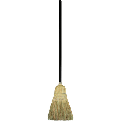 Genuine Joe Warehouse Broom: Corn Fiber Bristle 38’’ Handle Natural - Brooms & Sweepers