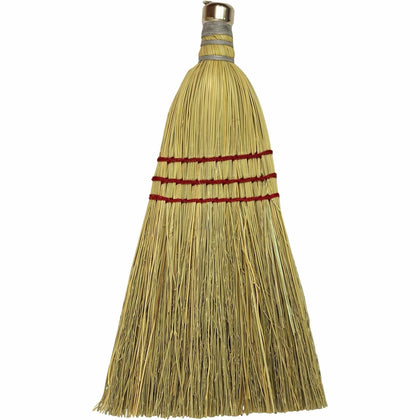 Genuine Joe Whisk Broom - Natural Fiber - 1 Each - Brooms & Sweepers